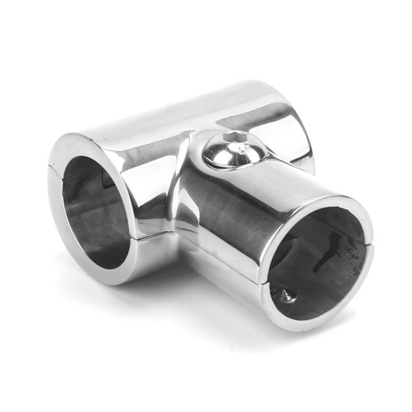 25 mm Tee Pipe Connector TBranch 90° rät vinkel Separerbar 316 rostfritt stål för yacht