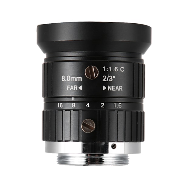 5 MP HD-kameraobjektiv 8 mm brennvidde Manuell blender C-feste Sikkerhetsovervåking