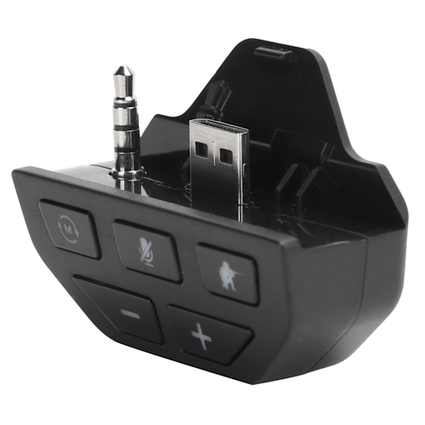Headset Adapter Controller Lydadapter Hovedtelefonkonverter til Xbox One Trådløs Gamepad Sort