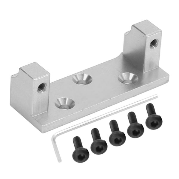 Aluminium Servo Plade Metal Servo Montering til HBX 2098B 1/24 RC Crawler Bil Opgraderingsdel Sølv