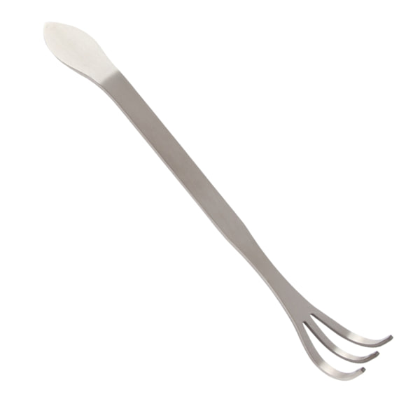 24 cm rustfritt stål 3-tann Hage Rake Hagebruk Kultivator Jordbruksverktøy