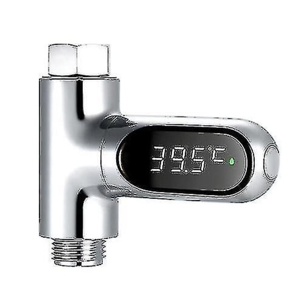 LED Display Vattenmätare Digital duschtermometer Badtemperaturövervakning Vattentemperatur