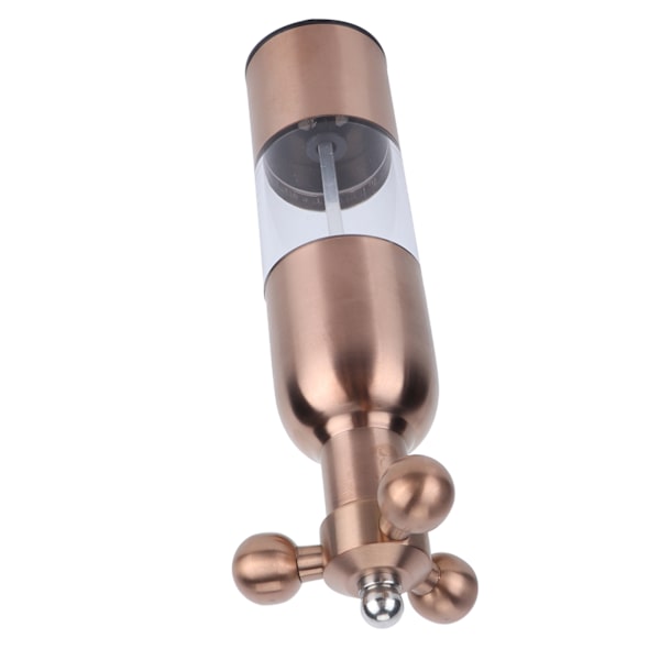 Ruostumattomasta teräksestä valmistettu pippurimylly Manuaalinen hanaventiili Muoto Mustapippuri Merisuolamylly keittiölle Rose Gold