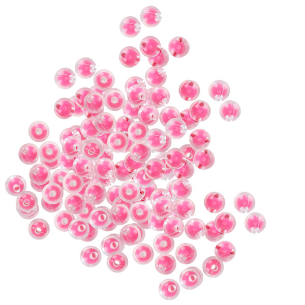 Resin Perler DIY Håndlavede Smykker Fremstillingsmaterialer Armbånd Materiale Tilbehør 8mm MGlossy Rose Rød