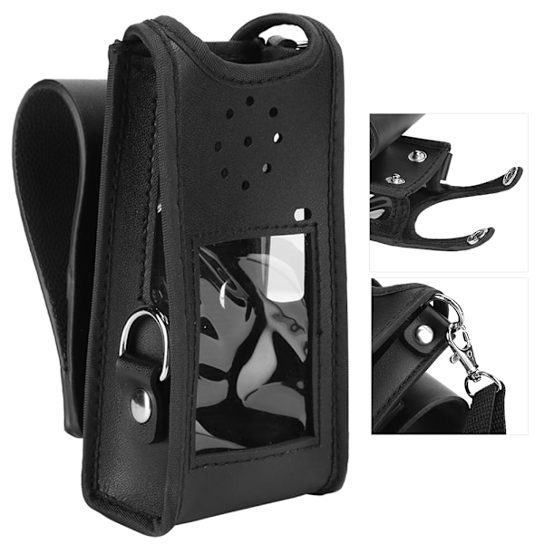 Walkie-Talkie läder mjuk väska Radioskyddsskydd för Baofeng UV-9R UV9RPLUS