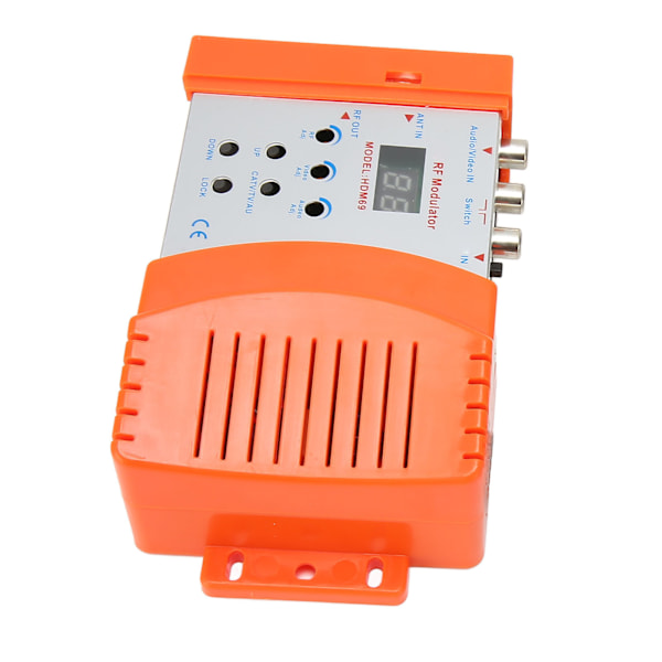 Digital RF-modulator for PAL/NTSC-format HD Multimedia Interface og AV til RF-konverter for hjemme-TV AC 90‑240V EU-plugg
