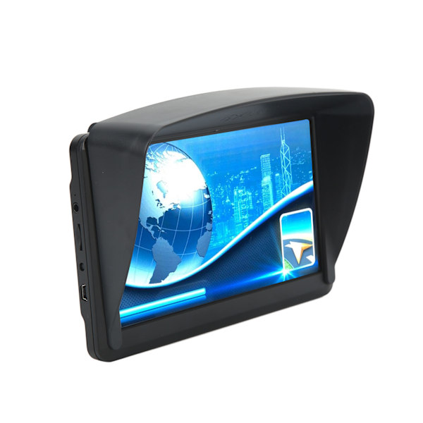 Universal 7-tums bil GPS-navigator High Definition Touch Screen Navigation med fäste för lastbil