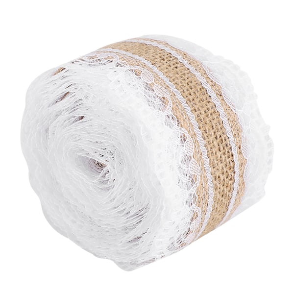 Spets linnerulle 5-yard presentask Band Kläder Sydekoration Bälte DIY Handgjorda hantverk(1)