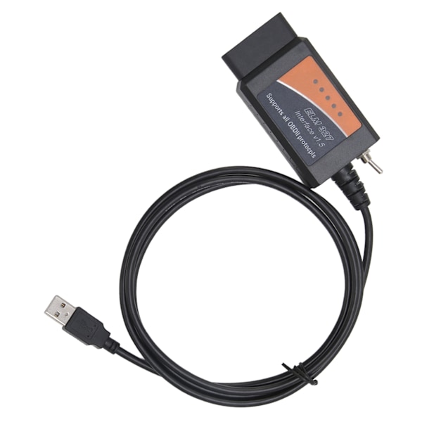 OBD2 USB-adapter för ELM327 Code Reader Scanner Diagnostikkabel för FORScan FoCCCus