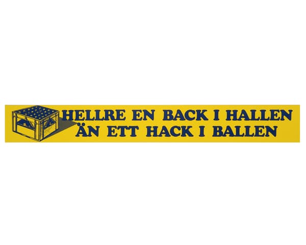 Mærkat Retro, Hellere En Kasse i Hallen End Et Hak i...[NX]