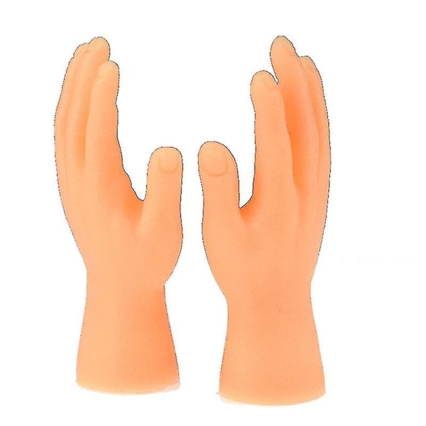 Små hender 2/10 stykker lillefingerdukker Mini miniatyrfingerhender med venstrehender og høyrehender 10Pcs