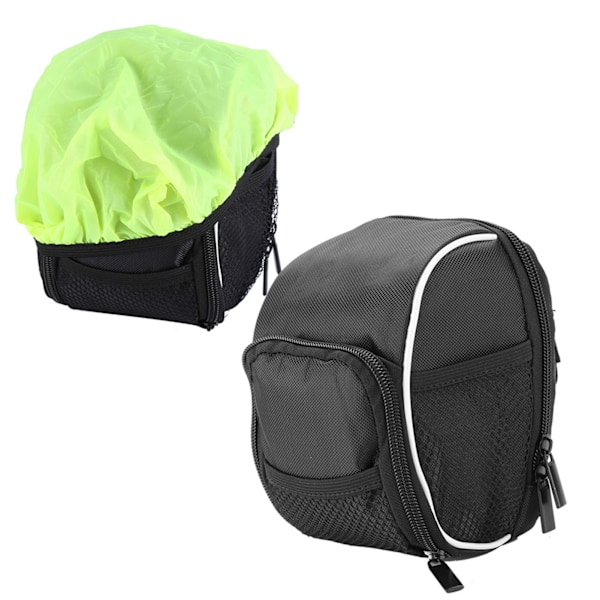 Sort Multi Function Quick Release Cykel Forramme Rør Styr Taske Pose