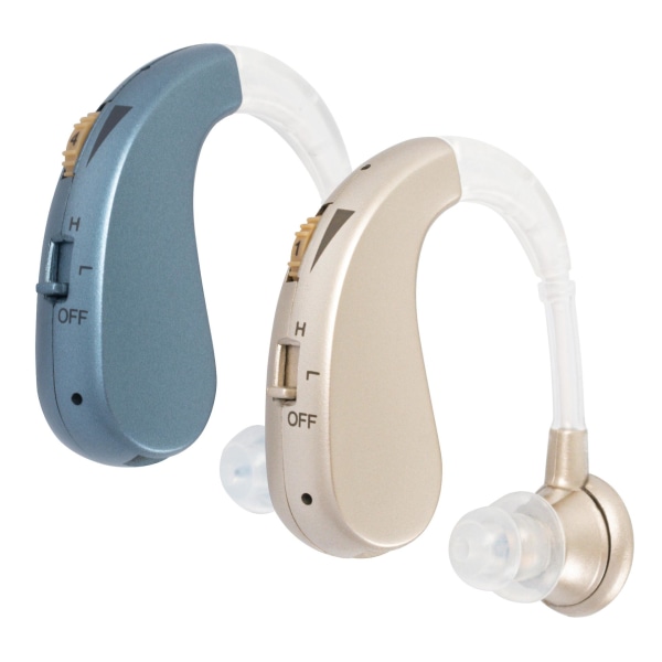 Høreapparat Lydforstærker Høreapparat Audiphones Høreapparat Hovedtelefoner Genopladelige Gold
