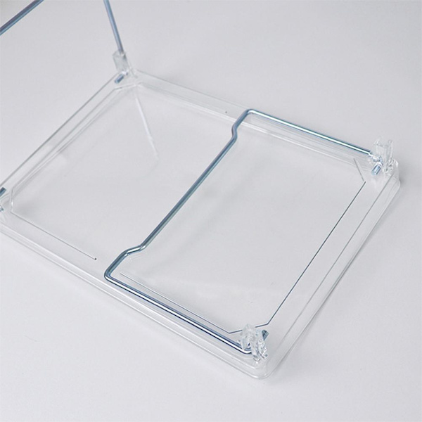 Stor kapacitet för skrivbordsförvaring Klar akryl kökshylla Enkellager Office Desktop File Organizer