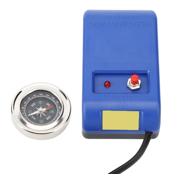 Elektriska avmagnetiseringsverktyg Kompassset för urreparation Degausser 110V220V(US-kontakt)