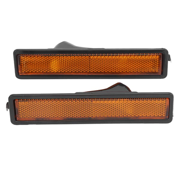 2 stk. front sidemarkeringslysdeksel 63141377849 erstatning kompatibel med E30 E32 E34 318i 325i 525i 735i Gul