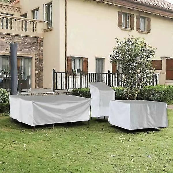 75 størrelser vandtætte møbelovertræk til terrasse, have, regn, sne, stoleovertræk S04 183x76x72cm