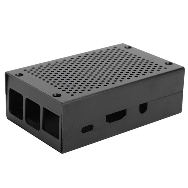Aluminiumlegeringskabinet Mesh Shell Vent Overflade Sort Bundkortsskjold til Raspberry Pi
