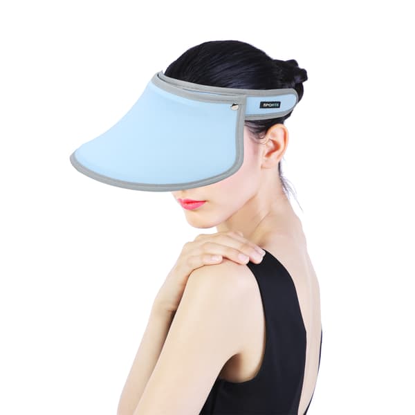 Elastiskt stickat tyg Andas golfsolhatt 360° rotation Justerbart UV-skydd