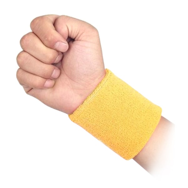 Håndleddsstøtte Sportsarmbånd Stamme Håndleddsbind for voksne utendørsaktiviteter Bærbar, modell: gul