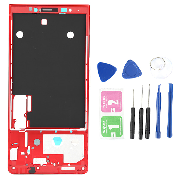 LCD-ram for Smart Phone Utstyr for BlackBerry KEY2/KEYTWO/BBF100‑1/‑2/‑6 Rød