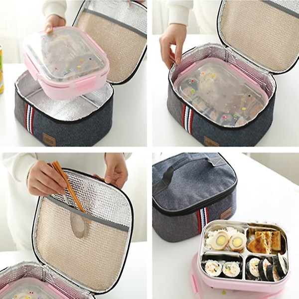 Håndholdt bærbar køleboks til frokosttaske Vandtæt picnicopbevaringspose (stil 1) color 1