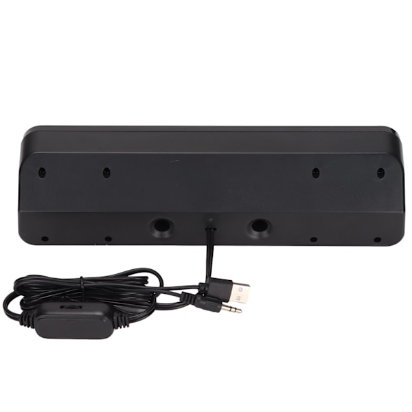 Trådbunden högtalare HiFi Stereo Subwoofer USB-driven 3,5 mm-kontakt Bärbar skrivbordslång högtalare för TV-dator