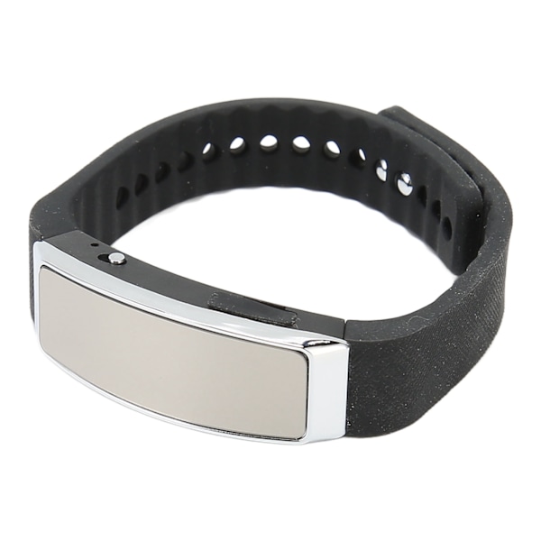 Diktafonklocka HD Brusreducering Röstaktiverad Uppladdningsbar Musikspelare Diktafon Armband för Klassmöte Svart 32GB