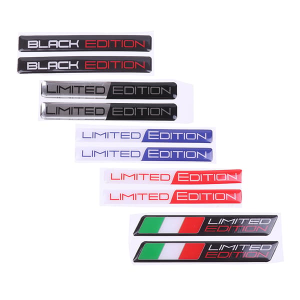 3D Bilmærkat Limited Edition Emblem Badge Decal Case Bil Styl A