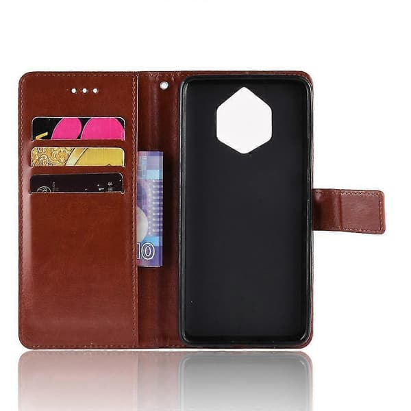 Nokia 9 PureView Plånboksfodral i Läder med Stativ