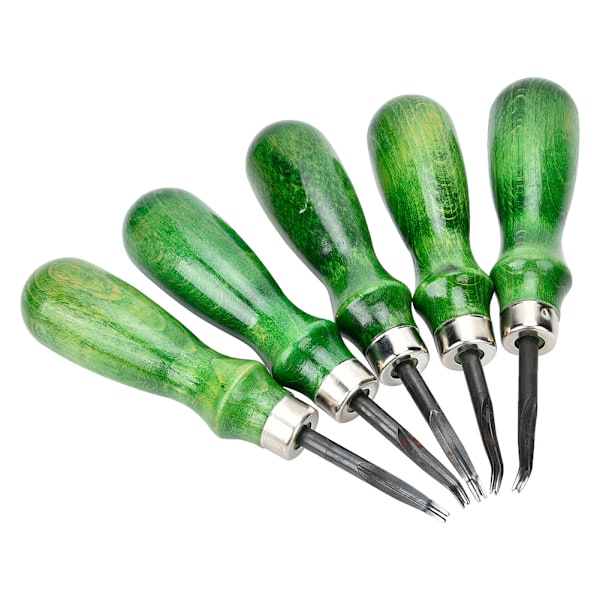 0,6 mm - 1,4 mm Ammattimainen Viistystimu DIY-tarvike Nahkatöiden reunakone (0,8 mm)
