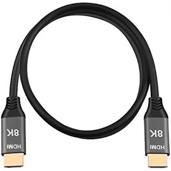 HDMI-kabel 2.1 Ultra High Definition Uhd 8k 60hz 4k 120hz 48gbs-kabel med lydkabel og 3m hdmi Ethernet 2M