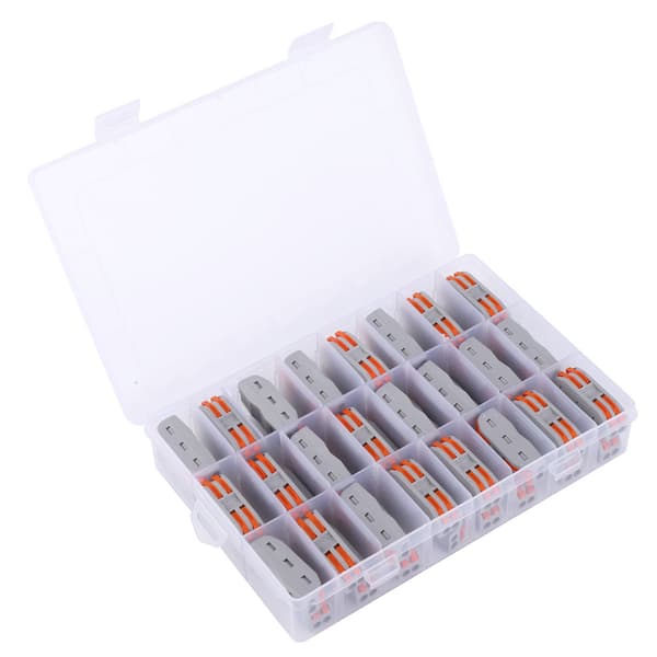48PCS 11~28AWG PCT-2-2 lederklemme Elektrisk kabel ledningsstik