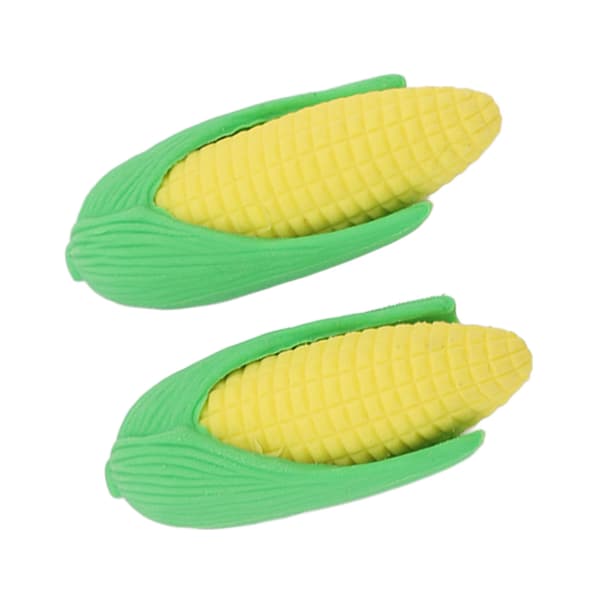 100 stk Mini Corn Erasers Mini Corn Style Sikker Giftfri PTR Ofte brukt Barn Blyant Erasers Kompatibel med Barn Skolefest