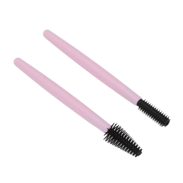 2st Ögonfransborste Silikon Ögonbryn Elastiska Bärbara Återanvändbara Mascara Stavar för Makeup Lila
