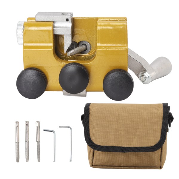 Hand Crank Chainsaw Sharpener Portable Chainsaw Sharpening Jig Tool Kit for Chain Saws Electric Saws