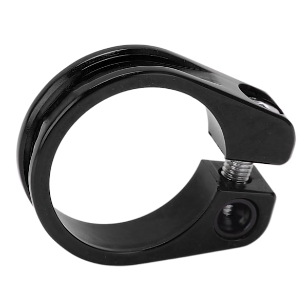 Sadelstolpsklämma 31,8 mm Aluminiumlegering CNC-skärning Ergonomisk ihålig design Cykelstolpsklämma Svart