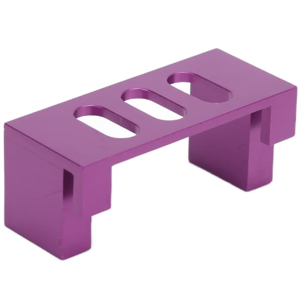 Metal Styre Servo Montering Fast Base Aluminium Legering RC Servo Fastgørelsesmontering til WLToys 104001 1/10 RC Bil Lilla