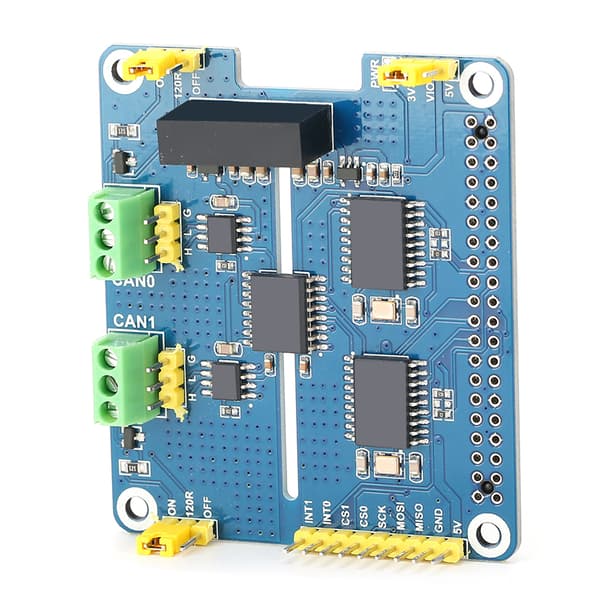 【NX】CAN Module Bus Line Dual Channel Isolated Onboard Protection Circuit Kompatibel med Raspberry Pi