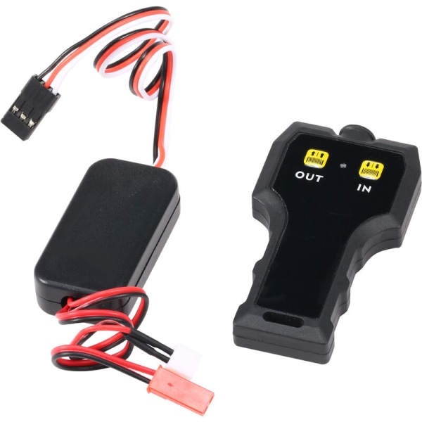 Winch Remote and Receiver Universal RC Car Remote and Receiver Winch Winch Controller Receiver Adapter Plug, Modell: Svart