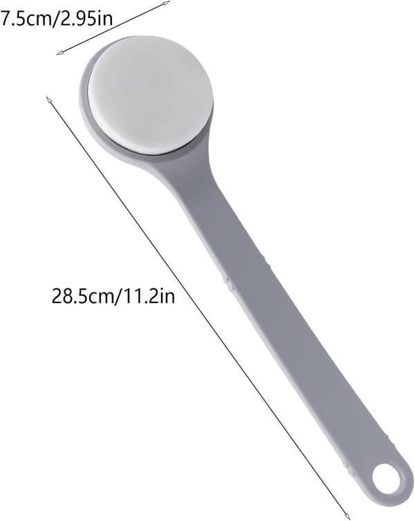 ING Sunscreen Applicator Compatible with Seniors - Multifunctional Moisturizing Oil and Salve Applicator - Grey