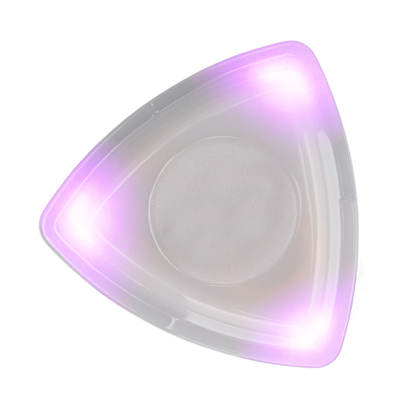 Glødende guitarpick med høj følsomhed LED-lys Guitarpick erstatter med batteri lilla