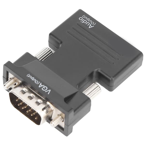 【NX】HD Multimedia Interface hunn til VGA hann-omformer med 3,5 mm lydkabel for bærbare datamaskiner, PC-er, skjermer