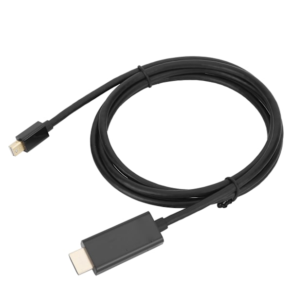 Uros-uros adapterikaapeli Mini DP HDMI Video Tietokone TV-tarvikkeet B0203 Musta