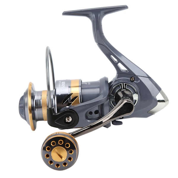 Slidstærk fiskehjul metal spinderulle højhastigheds gearing fisketilbehør (KS6000)
