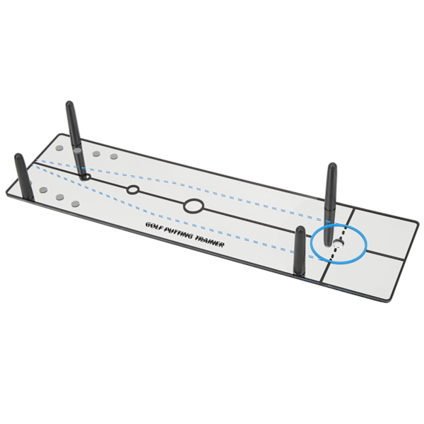 Golf Putting Alignment Spejl Bærbar Putting Hjælp Putting Spejl Træningshjælp Akryl Golf Putting Spejl
