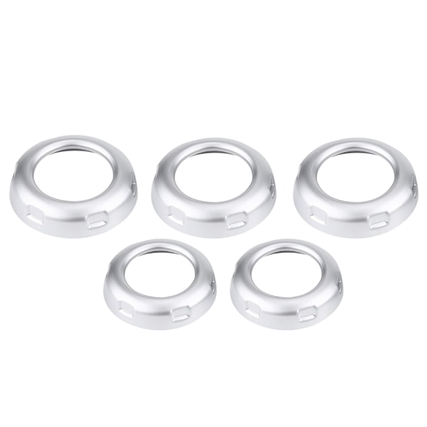 5 stk Bilvolum & klimaanleggknapper Knappebeskyttelse for Land Rover Discovery 4 LR4 0916