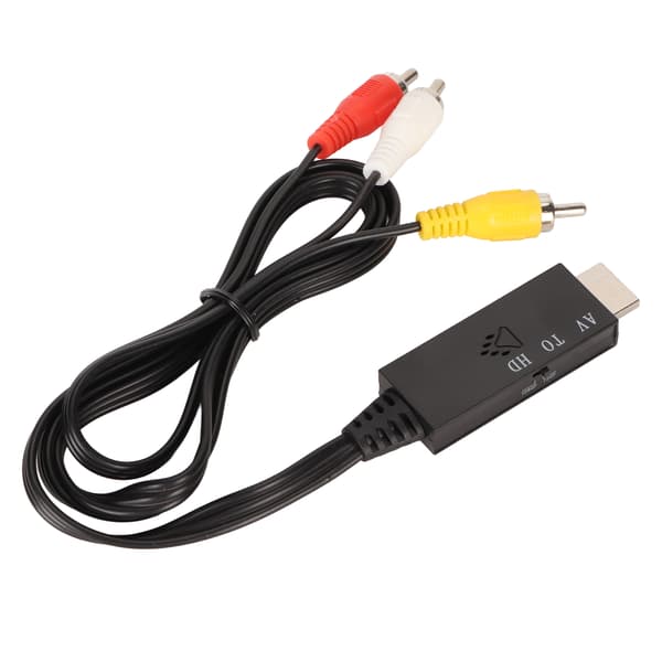 【NX】RCA til HD Multimedia Interface-omformer Støtter 720P til 1080P HD-utgang AV til HD Multimedia Interface-omformeradapter