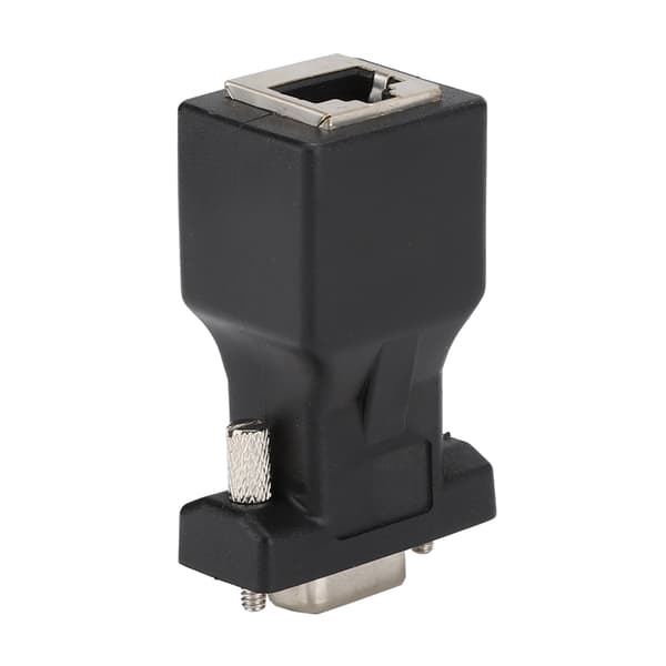 2 STK Tyk Legering DB9 Hun til RJ45 Analog 720 1080I 1080P Adapter Konnektor til Computere