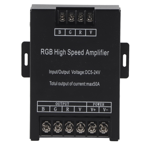 LED-signaalinvahvistin RGB-valonauha Power Controller Repeater Moduuli DC5-24V